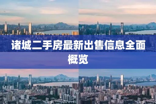 諸城最新二手房探尋，小巷中的隱藏寶藏一覽
